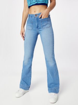 Jeans a zampa Wrangler blu