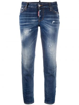 Vaqueros skinny de cintura baja Dsquared2 azul