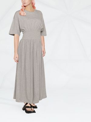Mini robe avec manches courtes Toteme gris