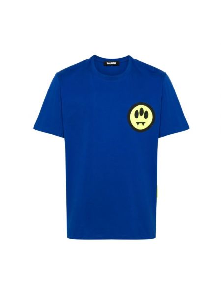 Koszulka casual Barrow niebieska