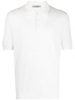 Medvilninis polo marškinėliai Fileria balta