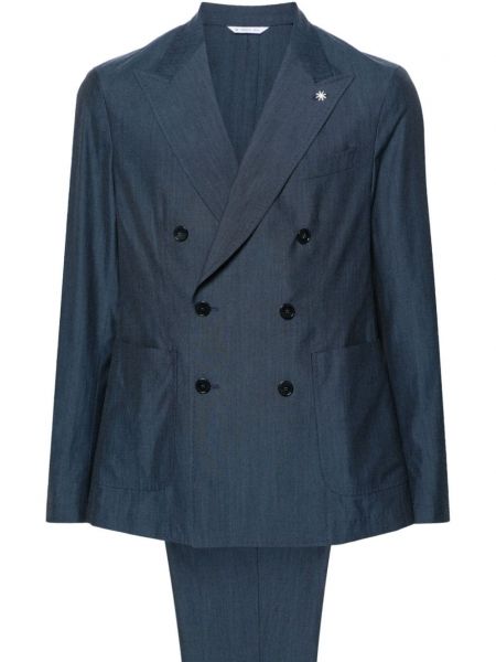 Oblek Manuel Ritz modrý