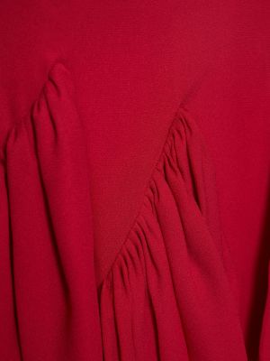 Rochie mini din jerseu Alexandre Vauthier roșu