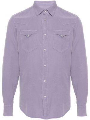 Marškiniai Ralph Lauren Purple Label violetinė