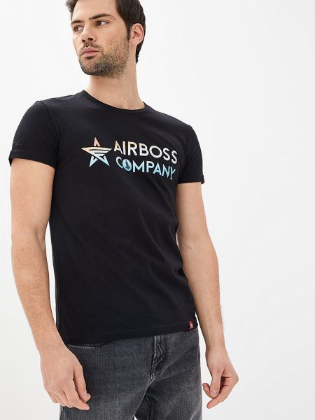 Футболка Airboss чорна