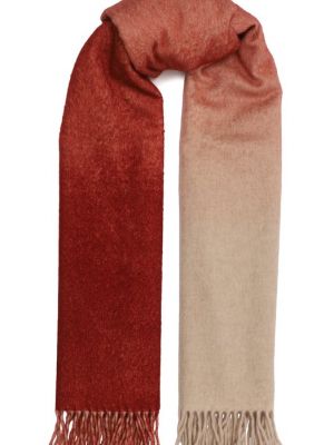 Красный кашемировый шарф Colombo