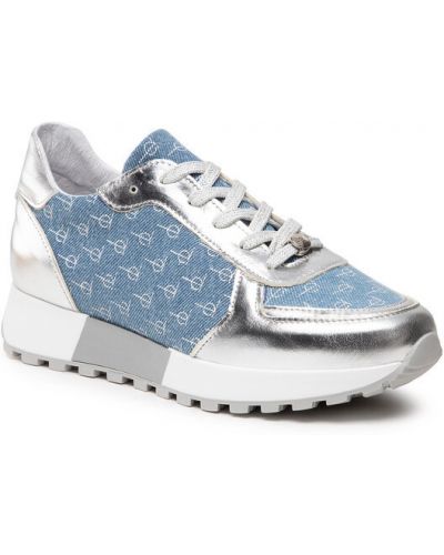 Sneakers Eva Longoria kék