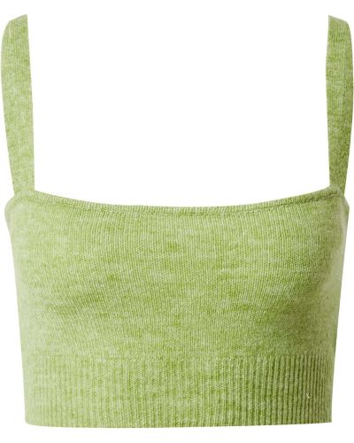 Плетен плетен памучен топ Cotton On зелено