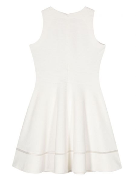 Sukienka mini z dżerseju Emporio Armani biała