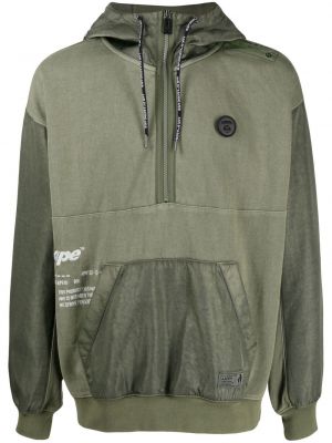 Zip hettegenser Aape By *a Bathing Ape® grønn