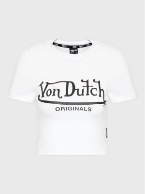 T-shirt Von Dutch weiß