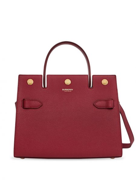 Bolso shopper Burberry rojo