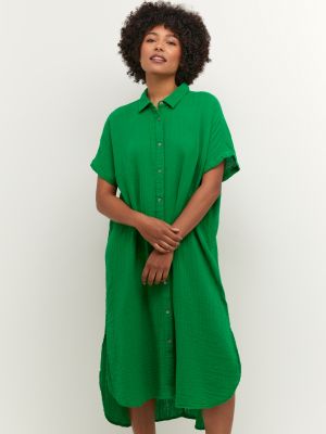 Robe chemise Culture vert
