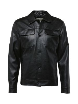 Usnjena jakna Redefined Rebel črna