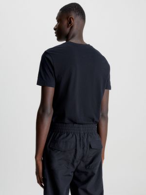 Приталенная футболка Calvin Klein черная