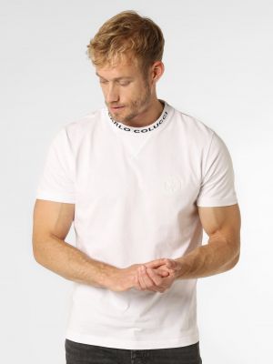 T-shirt Carlo Colucci, biały