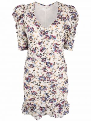 Ballonghylse trykt floral dress Isabel Marant étoile