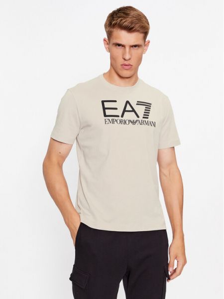 Тениска Ea7 Emporio Armani сребристо