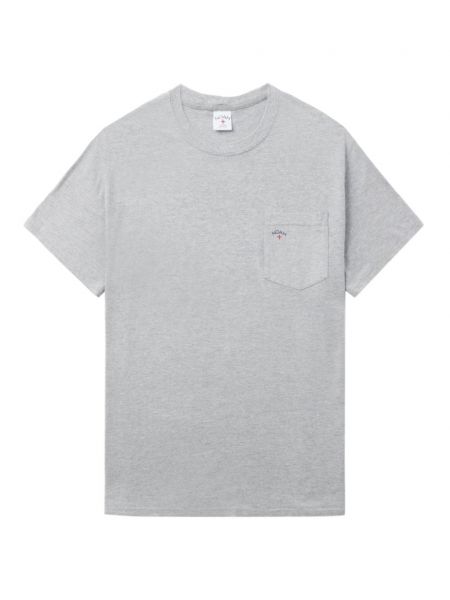 T-shirt mit print mit rundem ausschnitt Noah Ny grau