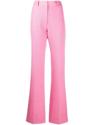 Pantalones de cintura alta slim fit Victoria Beckham rosa