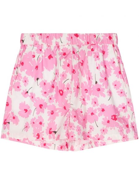 Shorts en coton à fleurs Msgm