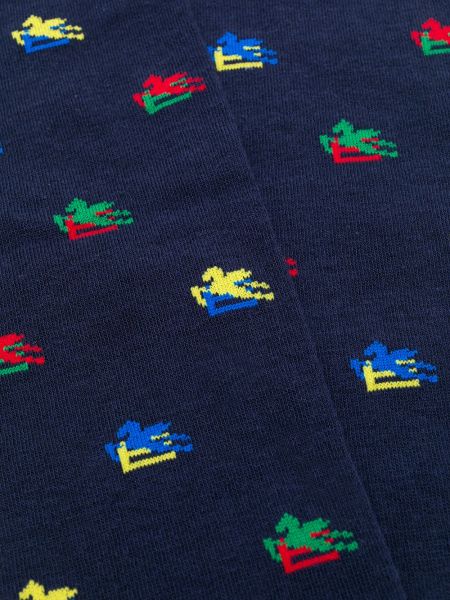Calcetines de tejido jacquard Etro azul