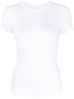 Kokvilnas t-krekls Isabel Marant balts