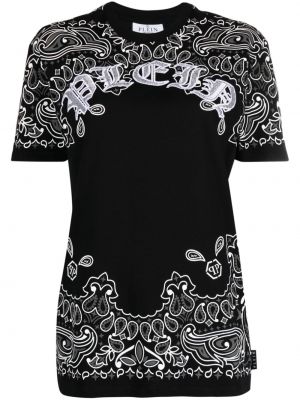 Tričko s potlačou s paisley vzorom Philipp Plein