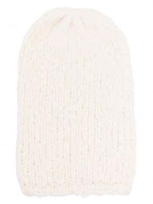 Pletená kašmírová čiapka Wild Cashmere biela