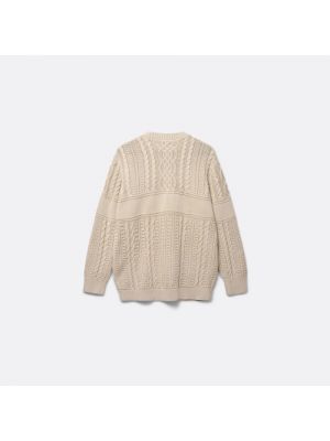 Dzianinowy sweter Loverboy By Charles Jeffrey beżowy