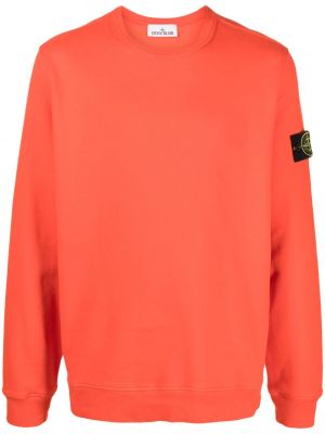 Puuvilla collegepaita Stone Island oranssi