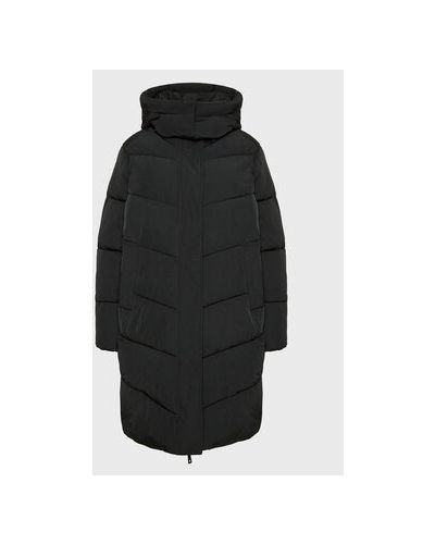 Palton de iarna de puf Calvin Klein negru