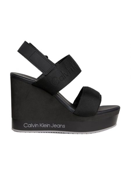 Sandały Calvin Klein Jeans czarne