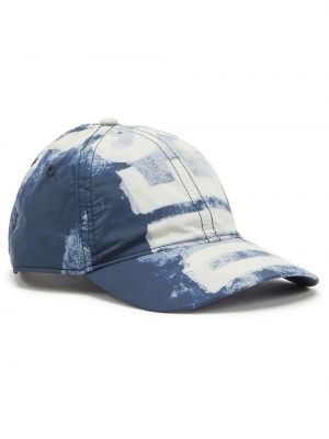 Raštuotas kepurė su snapeliu Diesel mėlyna