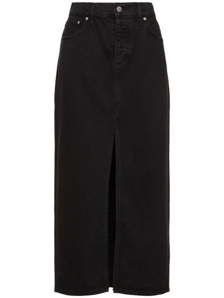 Džínsová sukňa St.agni čierna