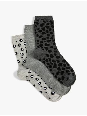 Ponožky s leopardím vzorom Koton