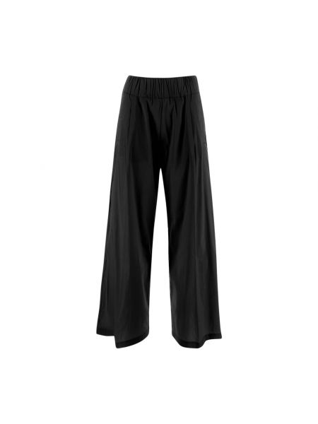 Spodnie bawełniane Semicouture czarne