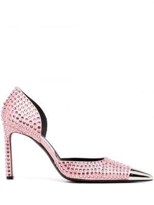 Pantofi cu toc Sergio Rossi roz