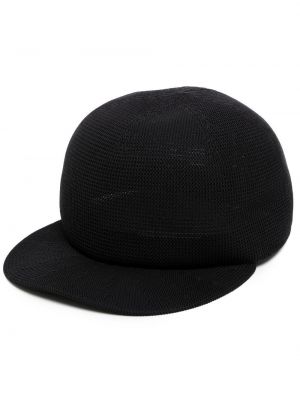 Мрежеста плетена шапка с козирки Cfcl черно