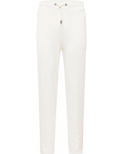 Памучни спортни панталони Fila бяло