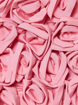 Jedwabna mini spódniczka Valentino różowa