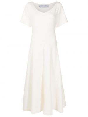 Midi haljina Gloria Coelho bijela