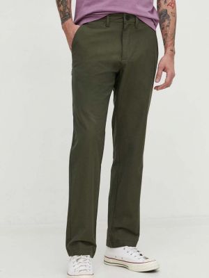 Jednobarevné kalhoty Billabong zelené