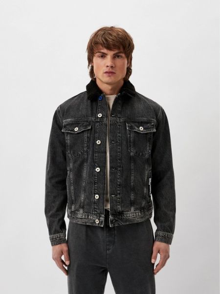 Джинсовая куртка Karl Lagerfeld Jeans серая