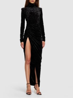 Μάξι φόρεμα Alexandre Vauthier μαύρο