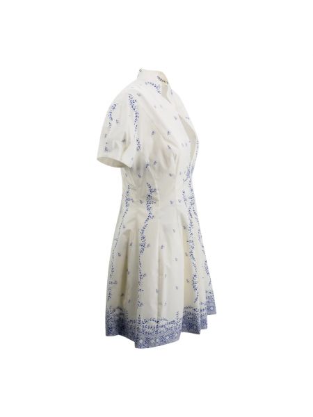 Mini vestido de algodón de encaje Philosophy Di Lorenzo Serafini blanco
