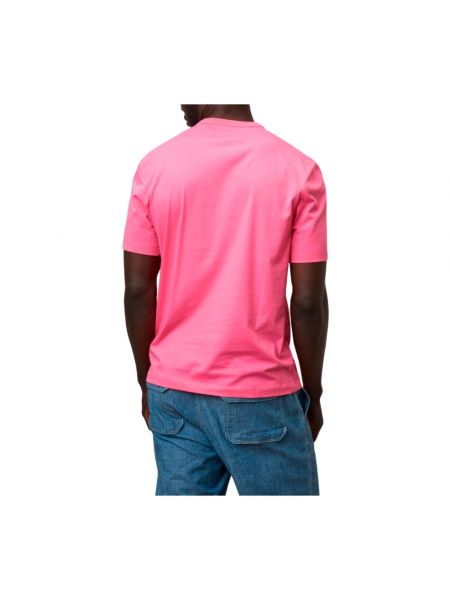 Camiseta de algodón de tela jersey Blauer rosa