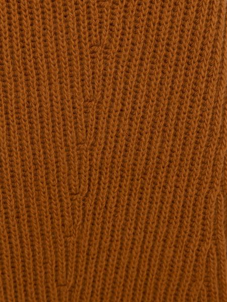 Однотонный шерстяной шарф United Colors Of Benetton коричневый
