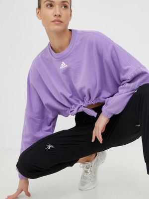 Bluza Adidas vijolična