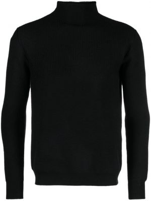 Вълнен пуловер Cruciani черно